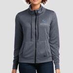 Women's Performance Terry Full Zip Cowl - Canyon Springs Thumbnail