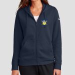Women's Club Fleece Sleeve Swoosh Full Zip Hoodie - Canyon Springs Thumbnail