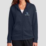 Women's Club Fleece Sleeve Swoosh Full Zip Hoodie - Canyon Springs Thumbnail