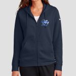 Women's Club Fleece Sleeve Swoosh Full Zip Hoodie - Canyon Springs Thumbnail