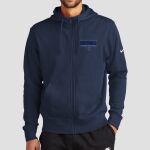 Club Fleece Sleeve Swoosh Full Zip Hoodie - Canyon Springs Thumbnail